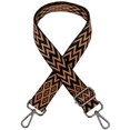 thumbnail image 1 of Adjustable Wide Shoulder Strap Replacement Belt Crossbody Canvas Bag Handbag,Brown Black Clasp, 1 of 7