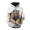 thumbnail image 3 of Sudadera con estampado de tigre para hombre, nueva moda 2023, sudadera holgada con bolsillo y estampado 3D, sudadera de manga larga, ropa para hombre, 3 of 5