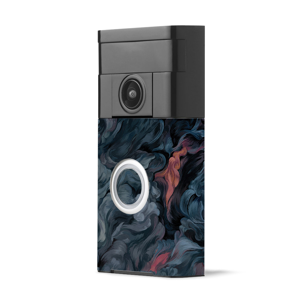 Skin Decal Wrap for Ring Video Doorbell sticker Storm Cloud Walmart