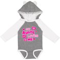 thumbnail image 3 of Inktastic My Aunty Loves Me with Hearts and Kiss Boys or Girls Long Sleeve Baby Bodysuit, 3 of 5