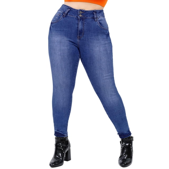 Jeans skinny KYRATH con strech Talla Extra 1874 Azul 38