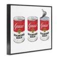thumbnail image 2 of Stupell Industries Eclectic Condensed Soup Trio Glam Fashion Traditional Red Pop Black Framed Giclee Art, 14 x 11, by Amanda Greenwood, 2 of 7
