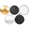 thumbnail image 3 of Round Reflector Panel, Reflector Panel, Photography Light Light Reflector For Indoor Outdoor Photography Fill Light Photo Studio Photography Accessory 110cm, 3 of 8