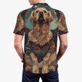 thumbnail image 6 of Cauagu Tree Meditating Golden Retriever Print Men's Polo Shirts, Short-Sleeve Polo Shirts for Men Performance Golf Shirt Athletic Casual Collared T-Shirt-X-Large, 6 of 8
