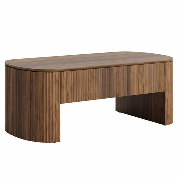 Yardi Yarda 47" Lift Top Coffee Table, Wooden Coffee Table, Center Table for Indoor as Living Room, Brown