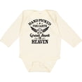 thumbnail image 3 of Inktastic Handpicked for Earth by My Great Aunt in Heaven Boys or Girls Long Sleeve Baby Bodysuit, 3 of 5