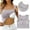 Grey, variant on SNKSDGM Female Tank Top for Women Workout Multipack Women Tank Tops Plus Size Shelf Bra Camisoles Adjustable Spaghetti Strap Tank Tops Basic Layer One Size