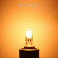 thumbnail image 3 of 10pcs G6.35 Halogen Light Bulbs 2 Pin 12v 35w, Warm White 2700k, For Chandeliers, Track Lights, Landscape Lights, Desk Lamps, 3 of 5
