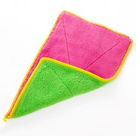 

Mulanimo Microfiber Double-sided Absorbent Dish Towel 14.5*26.5cm Cleaning Cloth