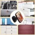 thumbnail image 5 of 4 Pcs Cabinet Handle Drawer Pulls Kangaroo Knobs with Screws Square Furniture Office Cabinet Knob Decoration, 5 of 7