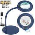 thumbnail image 1 of Lupa IVMAIE 10X con Luz LED de 4.3" y 5 Modos Azul, 1 of 8