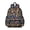 Baseball Gear and Snacks Blue Pattern, variant on Softballs and Text Black Pattern Cute School Backpack with Padded Back and Adjustable Shoulder Straps 13.4"x11"x4.7"