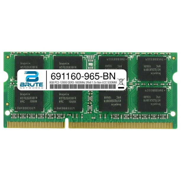 965 Hp Compatible 8gb Pc3 Ddr3 1600mhz 2rx8 1 5v Non Ecc Sodimm Walmart Com Walmart Com