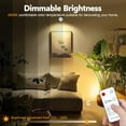 thumbnail image 4 of Wireless LED Spotlight Indoor, Rechargeable Battery Operated Floor Uplighting Indoor, Picture Light with Remote Timer and Dimmable, Accent Spot Lights Stick on Wall Light for Plants Pictures Artwork, 4 of 8
