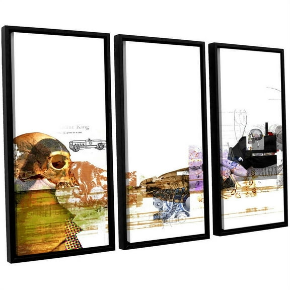 ArtWall Greg Simanson "Stages" 3-Piece Floater Framed Canvas Set