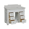 thumbnail image 2 of Elizabeth 42" Bathroom Vanity with White Cabinet and Quartz Top, 2 of 6