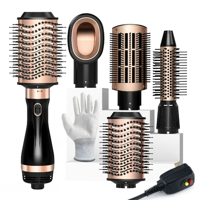 SKIMI Hair Dryer Brush, Hot Air Brush, Blow Dryer Brush Tool Set Straightener/Dryer/Curling Plastic, Curling Brush Hair Dryer