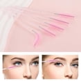 thumbnail image 4 of 50 Pcs Disposable Mascara Wands, Crystal Eyebrow Spoolies Brush for Eyelash Extensions, Pink Eye Lash and Makeup Brush, 4 of 7