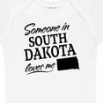 thumbnail image 4 of Inktastic Someone in South Dakota Loves Me Boys or Girls Baby Bodysuit, 4 of 5