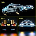 thumbnail image 3 of Kyglaring LED Light Kit Designed for Lego Creator Expert Back to The Future Time Machine 10300 Model Building Kit-No Model(RC Sound Version), 3 of 9