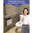 thumbnail image 6 of Sanitary Napkin Disposal Receptacle, Tampon Disposal Bin -Wall Mounted Trash Can for Bathroom with Removable Container for Improved Hygiene. Easy Mount to Any Wall/Partition. Includes No-Drill Option, 6 of 8