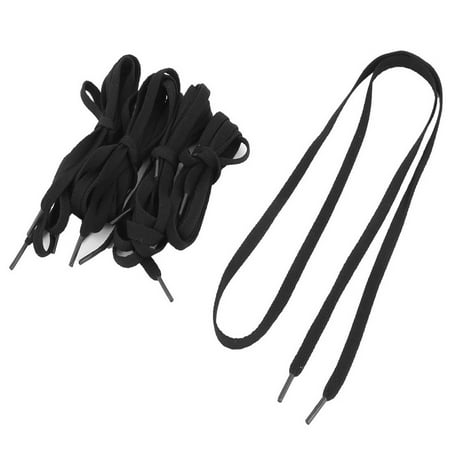 black cord shoelaces