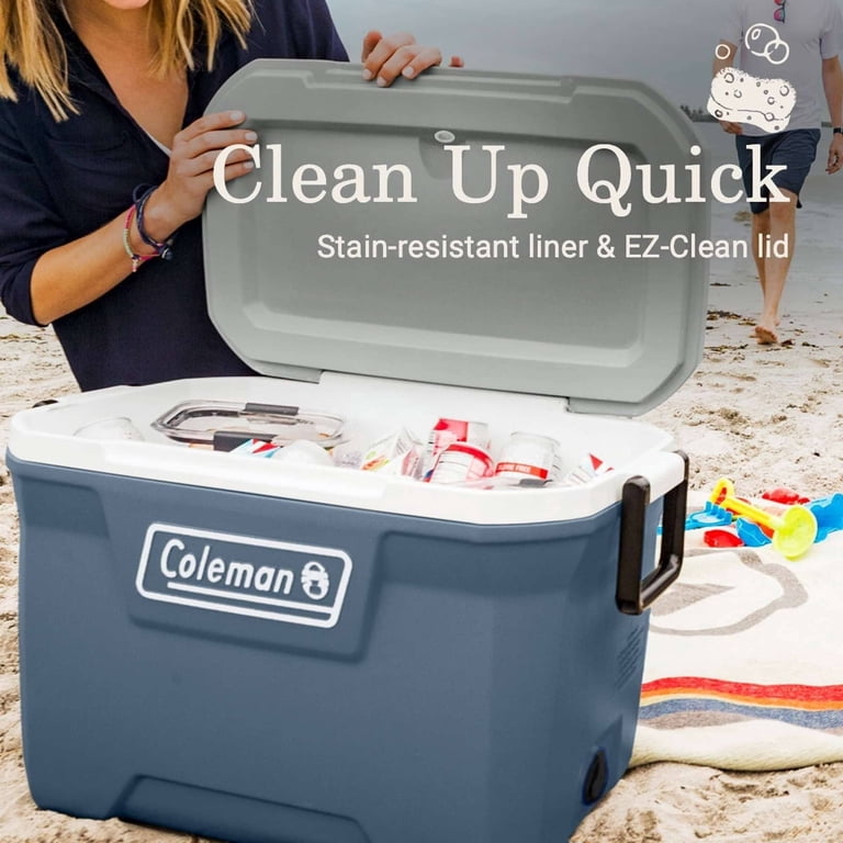 Coleman® 316 Series™ 52-Quart Ice Chest Cooler, Lakeside Blue, EZ