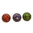 thumbnail image 4 of Kurt Adler 80MM Glass Red, Green and Blue Jewel 6-Piece Ball Ornament Set, 4 of 4