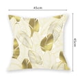 thumbnail image 6 of sunsanly Leaf Printed Throw Pillowcase Pillow Cover Super Soft Wear Resistant Friendly to Skin Washable Easy Maintenance Cushion Cover, 6 of 8