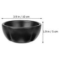 thumbnail image 3 of TAILTOSS Dipping Saucer Black 2Pcs 3.8In Round Seasoning Bowl, 3 of 10