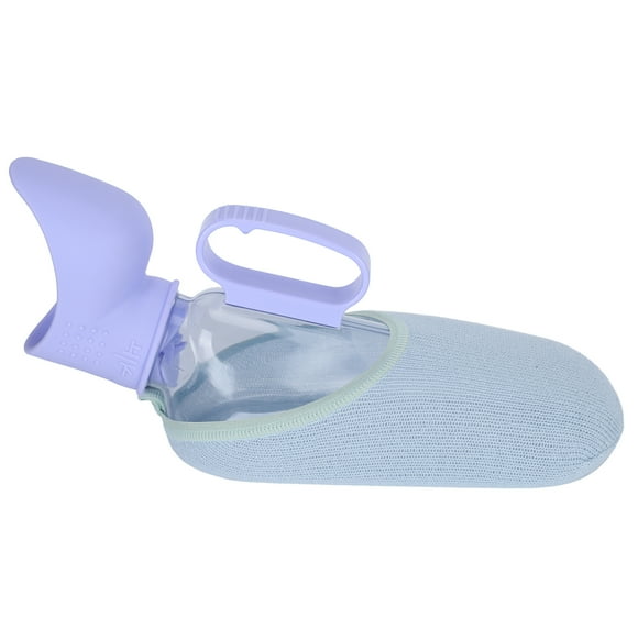 Urinario femenino Fugacal 700 ml portátil con tapa y cepillo de limpieza