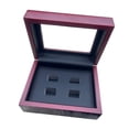 thumbnail image 4 of Vitrina para anillos de , organizador de anillos para colección, caja de almacenamiento, estuche de almacenamiento, soporte de exhibición de 4 hoyos, 4 of 8