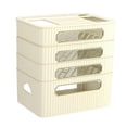thumbnail image 4 of Caja de almacenamiento de enrutador perfecl Organizador de cable Beige 4 Niveles, 4 of 8
