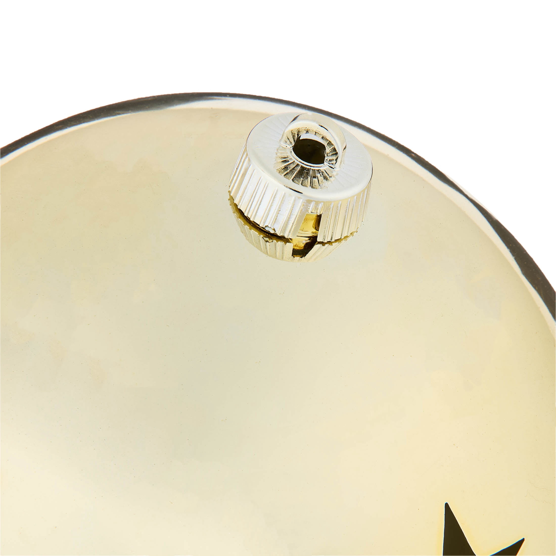 2-Count Gold Jumbo Bell Shatterproof Christmas Ornaments, 8.5", by Holiday Time