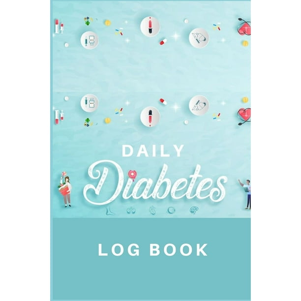 Daily Diabetes Log Book Blood Glucose Log Book, Daily Record Book For