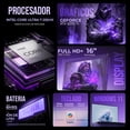 thumbnail image 2 of Laptop IA Gamer MSI Vector Nvidia GeForce RTX 5070 Ti 12GB Core Ultra 7 255HX NPU 16GB DDR5 SSD 1TB Pantalla 16" IPS FHD+ 144Hz Windows 11 Teclado Ingles, 2 of 6
