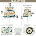 thumbnail image 2 of Ryvnso LED Bedside Table Lamp Animals Dinosaurs Bedroom Desk Lamps Nightstand Lampshade S, 2 of 7