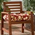 thumbnail image 3 of Greendale Home Fashions Tufted Outdoor 20'' x 20'' Seat Cushion, Roma Floral, 3 of 9