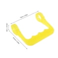 thumbnail image 2 of KALLORY Mango Para Hidráulico Amarillo Reemplazo Horizontal Mango Para Levantar Vehículos Con Resistencia, 2 of 8