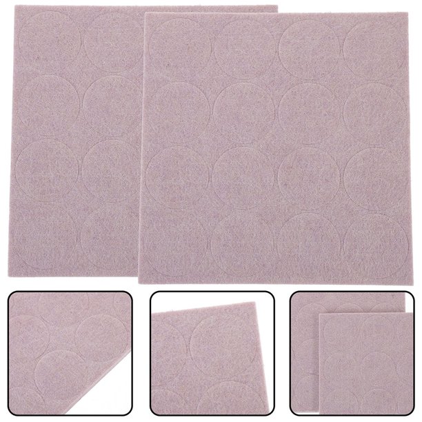 unbranded 64Ud Protectores Autoadhesivos Para Patas De Muebles Fieltro Gris Multipropósito Madera