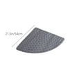 thumbnail image 6 of Corner Shower Mat, Non Slip Bathtub Mats PVC Bath Mat, Machine Washable Sector Shower Mat, Safe Shower Pad with Suction Cup Quick Drain for Bathroom Wet Areas, 6 of 6