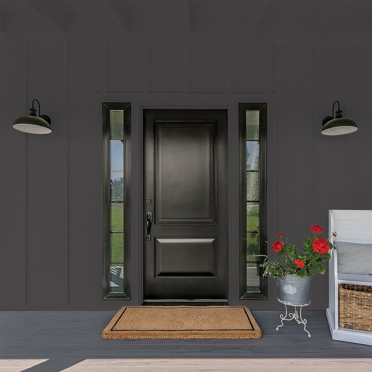 Glidden Fundamentals Black Magic Flat Exterior Paint & Primer photo 4