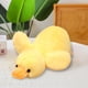 thumbnail image 5 of Almohada de ganso de pato blanco amarillo de felpa | Muñeca de peluche de algodón suave | Lindo peluche reutilizable para adultos y adolescentes | Acogedor cojín de abrazo | 30x15x10cm | Idea de, 5 of 5