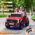 thumbnail image 2 of VOLTZ TOYS Ford Super Duty F450 Dually 2 Seaters 24V Ride-on Truck with Dual Rear-Wheel, Remote Control, EVA Tires, Licensed, 2 of 6