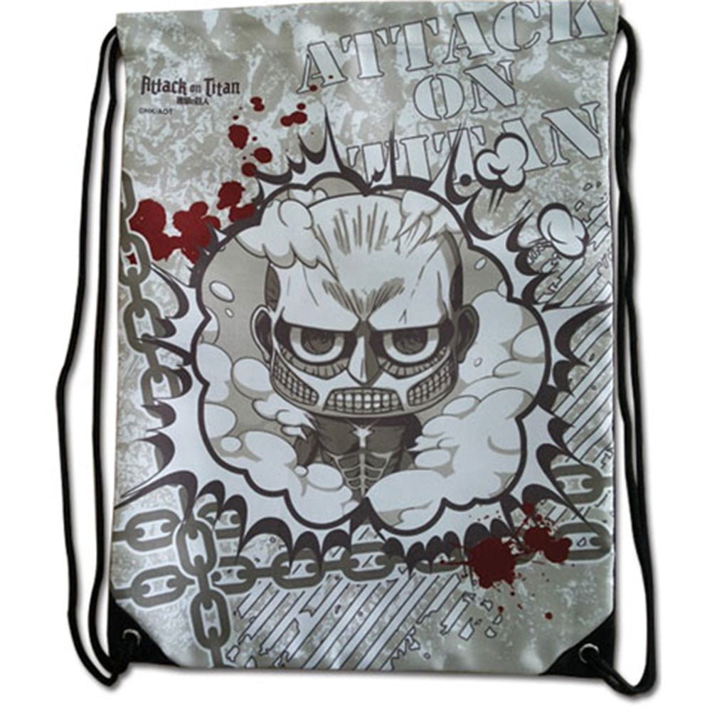 Attack On Titan SD Anime Drawstring 