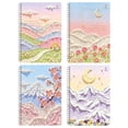 thumbnail image 1 of School Supplies Office Desk Accessories Office Supplies1 Pack Random Color Stereo Oil Painting Style Notebook 4 Themes Thick Paper A5 Size Students School Stationery 60 Copies Each with 180 Pages, 1 of 9