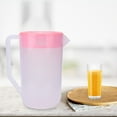 thumbnail image 4 of 4L/135oz Large Capacity Reusable Plastic Cold Kettle Water Bottle Water Jug Pot Juice Jug Tea Kettle Pink, 4 of 8