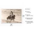 thumbnail image 2 of Cheyenne Warriors on Horseback - The North American Indian - Vintage Sepia Toned Photograph by Edward S. Curtis c.1905 - Master Art Print (Unframed) 13in x 19in, 2 of 4