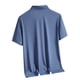 thumbnail image 3 of Playera Elvqul Hombre Polo Azul Celeste Casual Manga Corta de Color Sólido con Solapa, 3 of 8