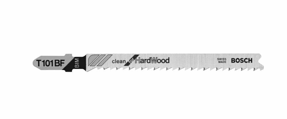 Bosch 4 in. Bi-Metal T-Shank Ground teeth and taper ground back Jig Saw Blade 10 TPI 5 pk